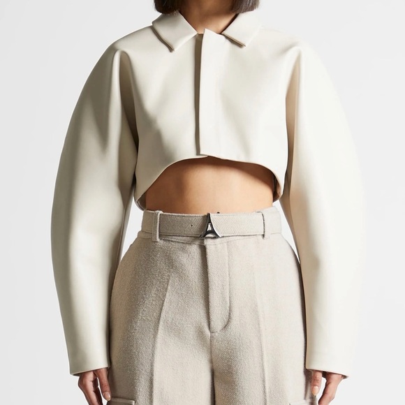 Maniere De Voir Jackets & Blazers - Manière de Voir Cropped Jacket